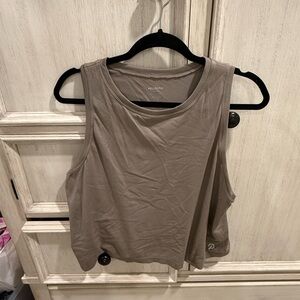 Peloton Seamless Muscle Tank Size XL/XXL Taupe Grey